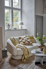 Ted Sofa, White, Polyester