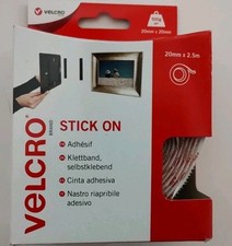 Nastro adesivo marca VELCRO, taglio a lunghezza forte gancio e passante 20 mm x 2,5 m 