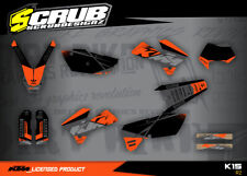 Adesivo decorazione grafica KTM EXC EXCf 125 200 250 300 400 450 525 2005 2006 2007