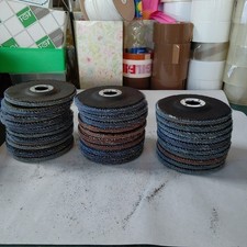 Dischi Lamellari Abrasivi (Lotto 5) Grana Mista Diametro 115mm Stock Rimanenza 