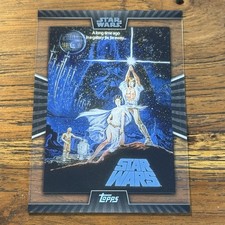 2025 Topps Meiyo Star Wars Una NUOVA SPERANZA Poster Card Giapponese #MP-5 SSP