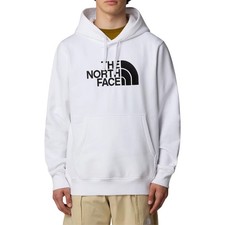 The North Face Felpa da Uomo con Cappuccio Drew Peak Bianca Codice NF0A89EMLA...