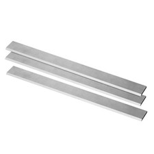 SET DI 3 COLTELLI PER PIALLA FILO SPESSORE LEGNO IN ACCIAIO