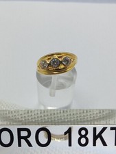 Anello in oro giallo 750 18