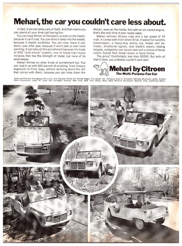 Vintage 1969 mehari by - 1969,