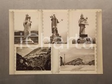 1960 ca CAPISTRELLO (AQ) Distributore benzina API *Bozzetto per cartolina 35x28