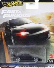 Hot Wheels 2025 Premium Fast & Furious 1993 Honda Civic Coupe EX EJ1 auto pressofusa