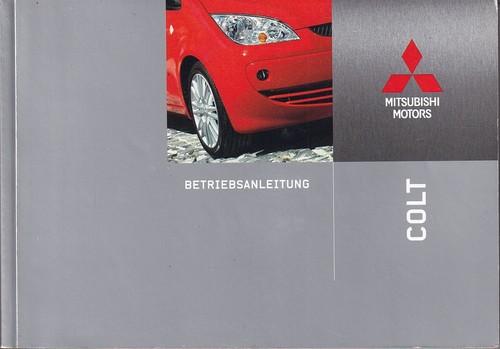 Mitsubishi colt manuale uso - colt, 6