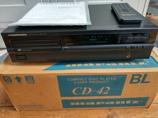 Marantz CD-42 Lettore CD - ex. cond - scatola c/w e telecomando, 1 proprietario, ingranaggio e cintura nuovi
