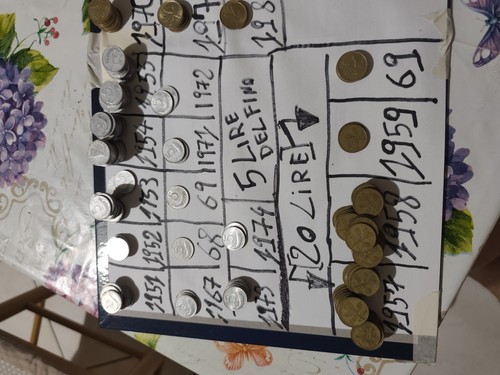 Lotto 450 monete - lotto, lire