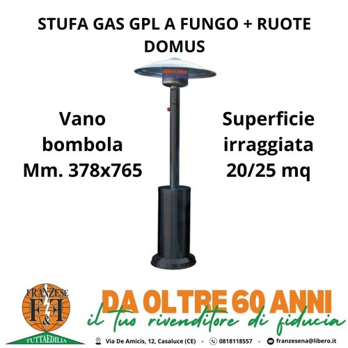 Stufa gas gpl - a, ruote