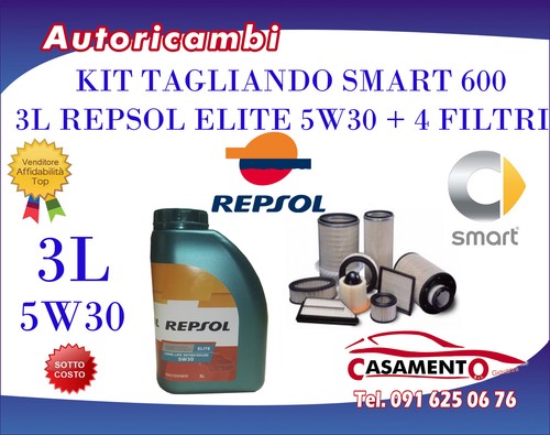 Kit tagliando repsol 5w30 - kit, 3l