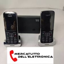 Telefono Cordless Gigaset SL450 DEEP BLACK DUO Vivavoce Rubrica 500 BLUETOOTH