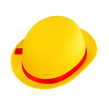 Bombetta gialla clown cappello - bombetta,