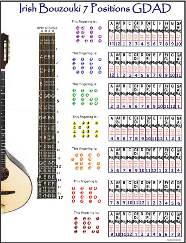 Bouzouki irlandese mano - irlandese, 7