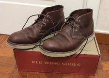 Red Wing Shoes Chukka 3141 Marrone Eu 42,5 Usa 9,5 Uk 8,5 leather Work Boots 