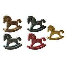 Cavallo a dondolo in legno