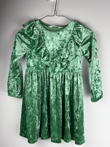 Abito verde velluto - h&m,
