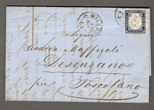 1862 italia lettera - 1862,
