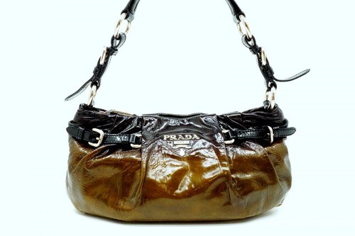 Prada vernice sfumata pochette - vernice,