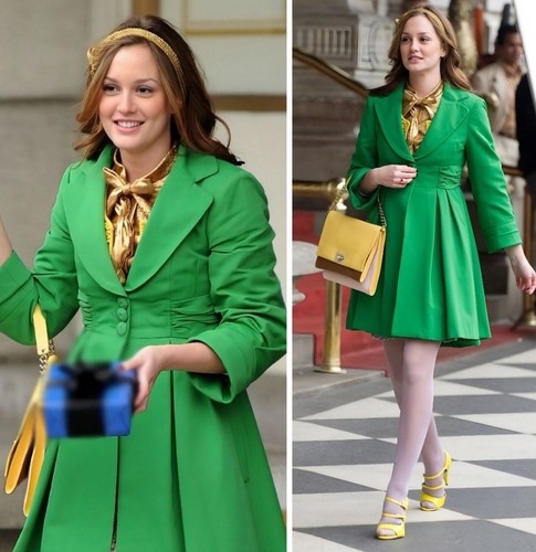 Cappotto verde aso gossip - cappotto,
