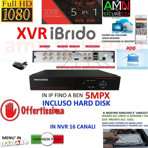 Dvr nvr ibrido ahd tvi - dvr, cvi