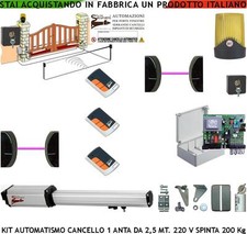 Automazione cancello anta - automazione,
