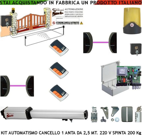 Automazione cancello anta - cancello,