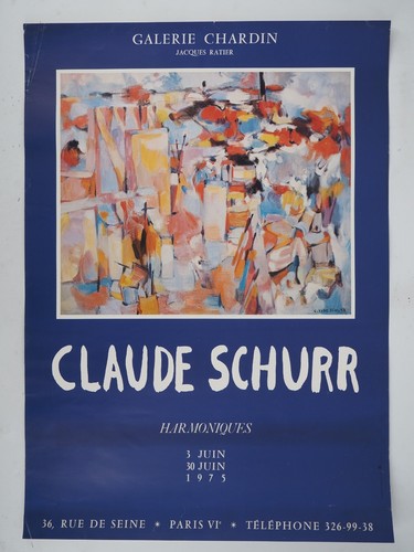 Affiche art claude schurr - d'art],