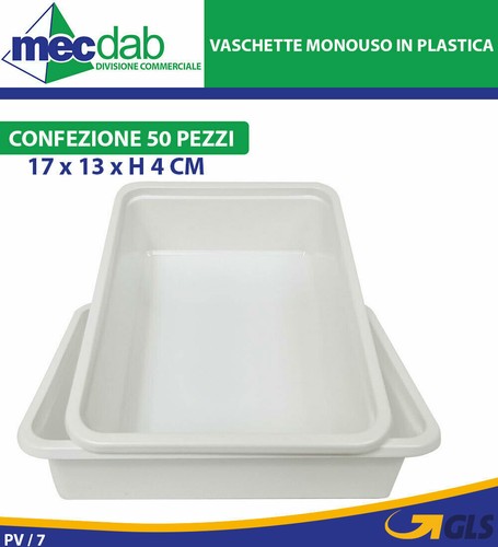 Vaschette plastica per - vaschette,