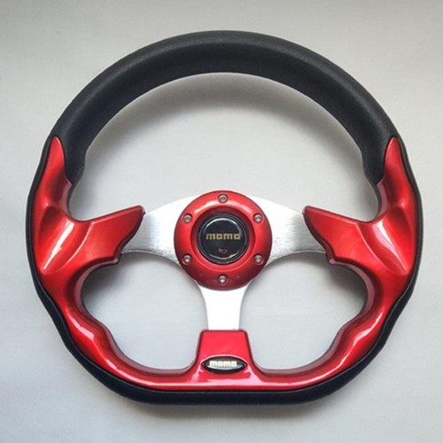 Momo style steering - momo, red
