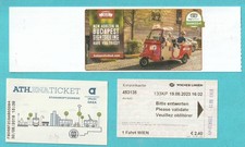 BIGLIETTI AUTOBUS, METRO, TRENO,  solo esteri (8 pezzi)  #bg848