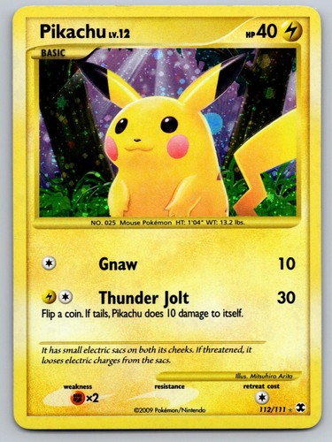 Pikachu 112 111 - 112/111, rare