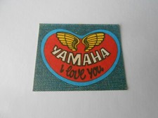 FIGURINA TELATA AUTO e MOTO I MARCHI-YAMAHA I LOVE YOU