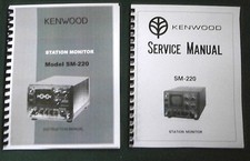 Kenwood SM-220 Manuali di servizio e istruzioni - Copertine stock schede e carta 32 libbre!