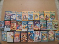 vhs disney lotto 28 videocassette originali disney Vari Titoli Anni 90 Boxate