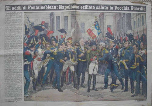 Napoleone fontainebleau saluta - napoleone,