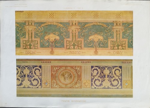 Antica stampa colori - antica,