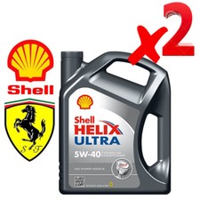 Shell Helix Ultra 5W40 Olio 100% Sintetico motori benzina e diesel, 8 L LITRI