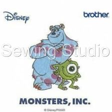 MACCHINA RICAMO DISEGNI USB - DISNEY'S MONSTERS INC DESIGNS 4X4 CARTONE ANIMATO BAMBINI