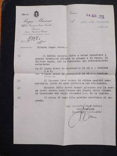 Carta intestata regia marina - regia,