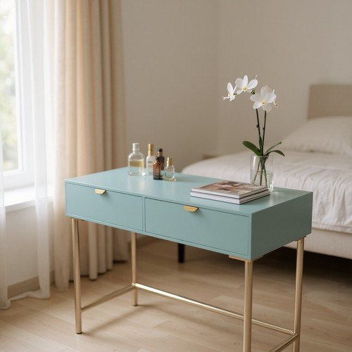 Tavolo consolle moderno verde