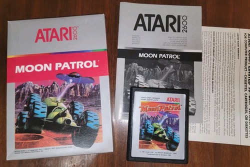 Moon patrol atari 2600 1987 - moon,