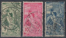 SVIZZERA 1900 Unione Postale Universale 3v us