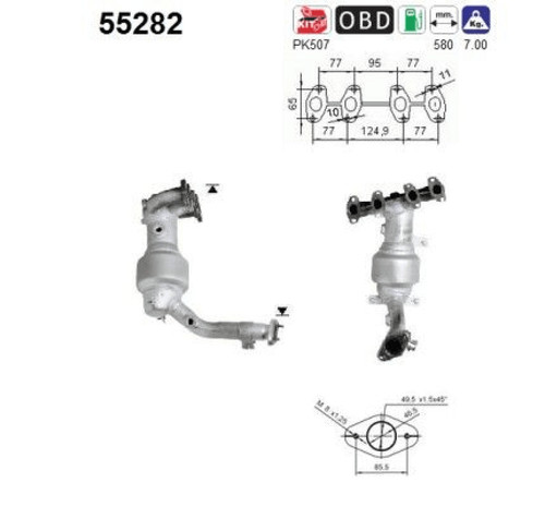 Catalizzatore per fiat punto - per,