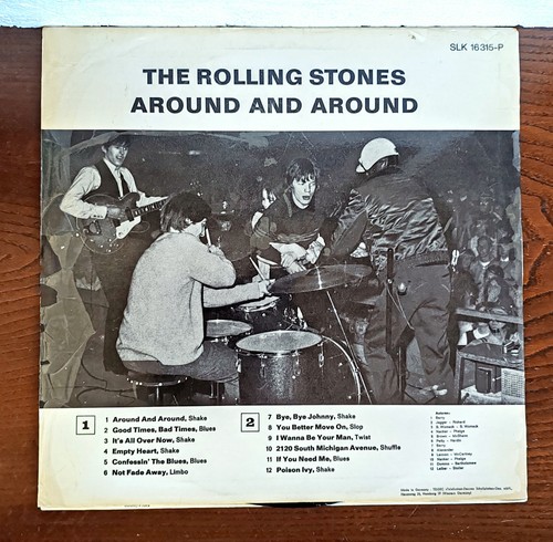 Rolling stones around and - rolling,