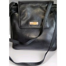 borsa vera pelle donna Sergio Tacchini - Nera 