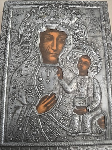 Icona madonna antica - madonna,
