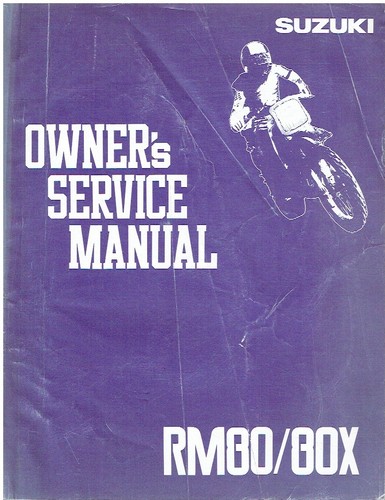 Suzuki rm80 rm80x manuale - rm80x, di