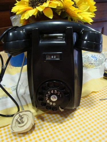 Telefono nero muro - nero,
